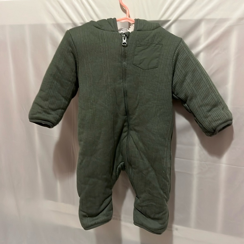 Green Wonder Nation Winter Zip Up Body Suit
